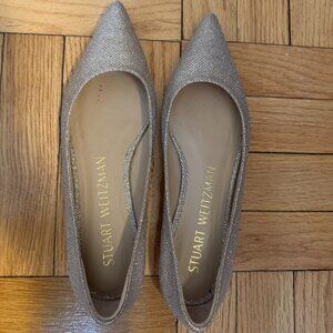 Stuart Weiztman Pointed Toe Sparkly Flats Sz. 8